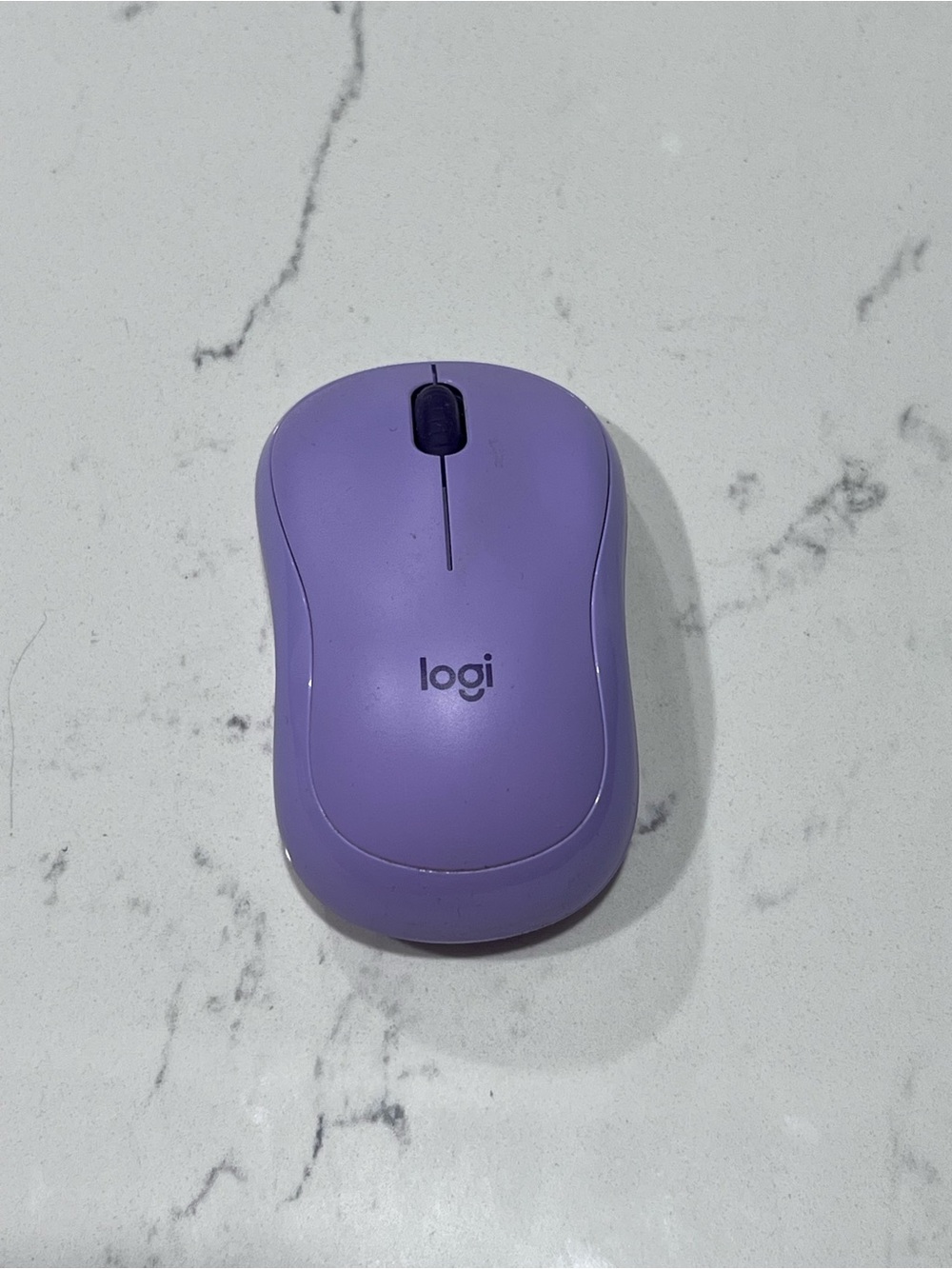 Logi Wireless Computer Mouse in Lavender Purple